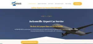 Jacksonville Airport Car Service Website Development and SEO Client