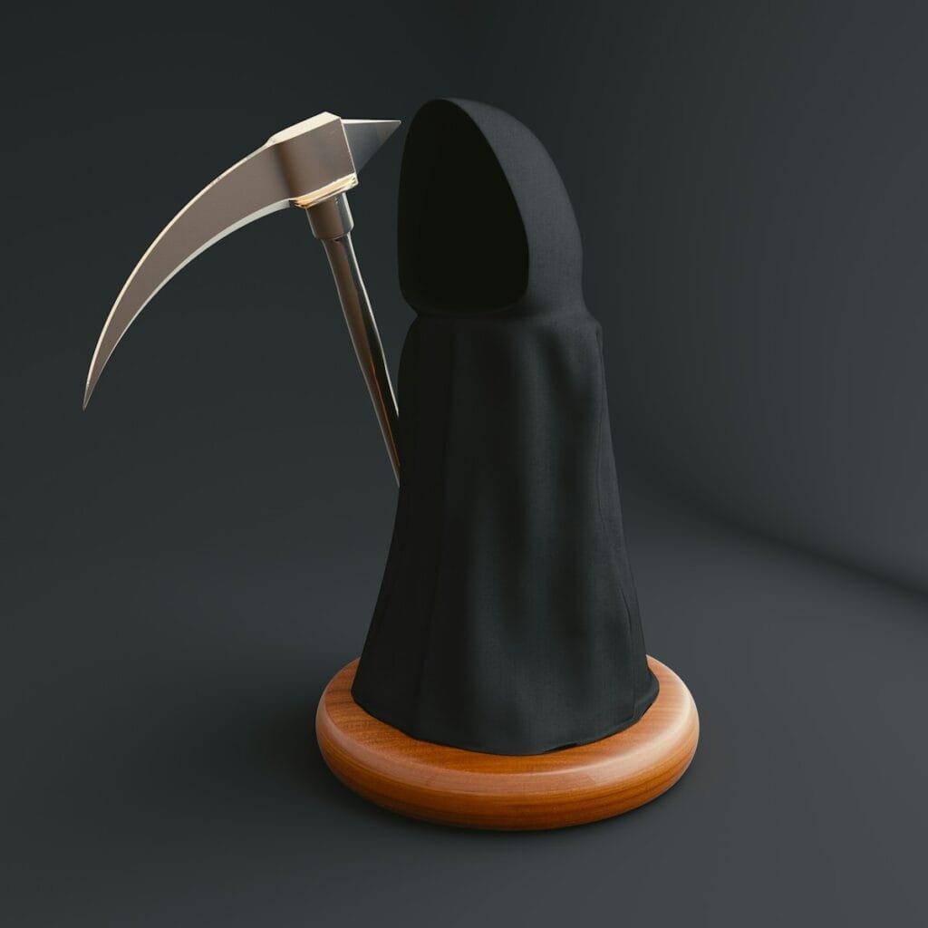 Death of SERP for Website SEO - Grim Reaper Statue