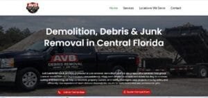 AVB Debris - Junk Removal and Demo Home Page