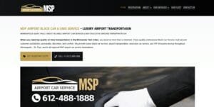 MSP airport black car - limo old home page