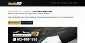 MSP airport black car - limo old home page